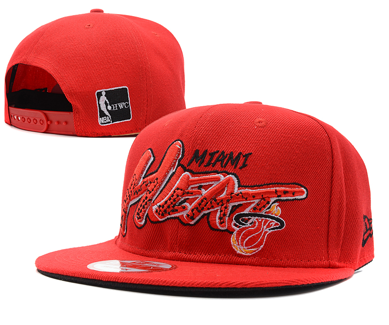 NBA Miami Heat NE Snapback Hat #153